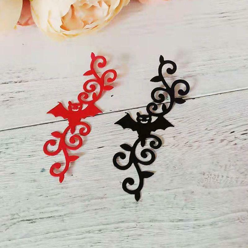 Halloween Bat Border Metal Cutting Dies Stencil DIY Scrapbooking Album Stamp