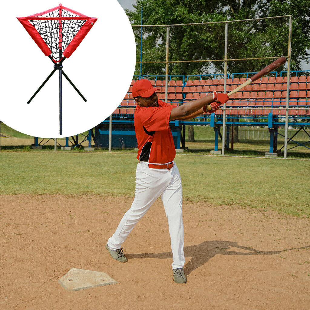 Baseball Softball Tripod Ball Caddy Portable Batting Practice Ball Holder