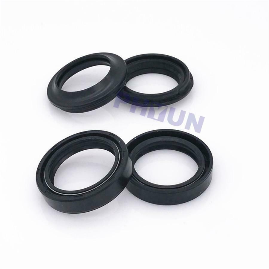 1 Set Front Fork Damper Oil Seals& Dust Seals For KX80 For YZ80 BW200 TW200