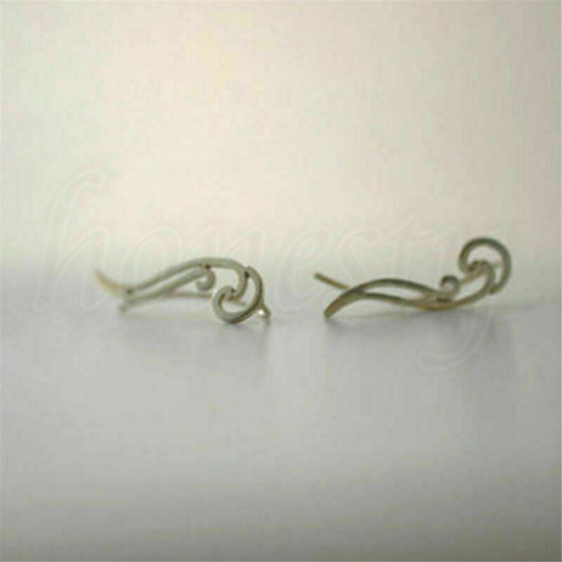Womens Ladies Charm Simple Hollow Angel Wing Cloud Earrings Ear Stud Jewelry New
