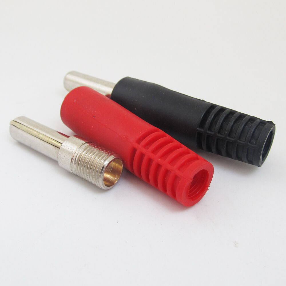 5pairs High Current Max Diameter 8mm Banana Plug Copper Soldering Connector