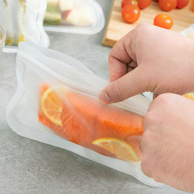 Pack Of 10 Bags Food Washable, Reusable And Ecologic - New