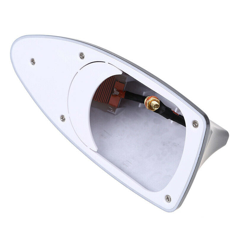 Car Truck Roof Aerial Cover FM/AM Radio Signal Grey Shark Fin Antenna Universal