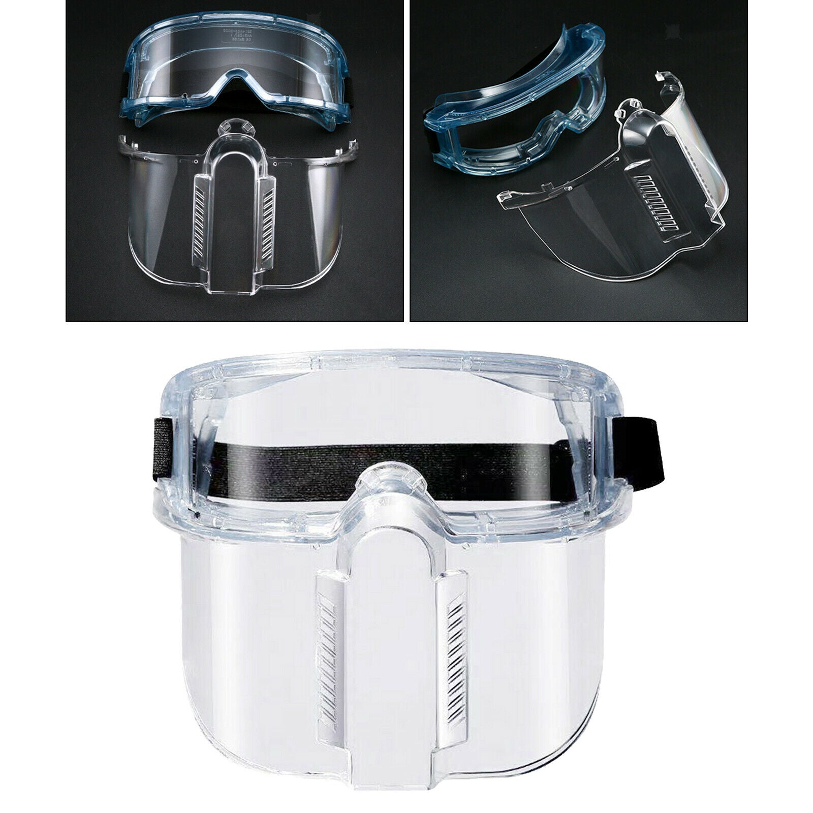 Goggles Face Shield Anti-Scratch Welding Work Visor Full Face Cover Headgear