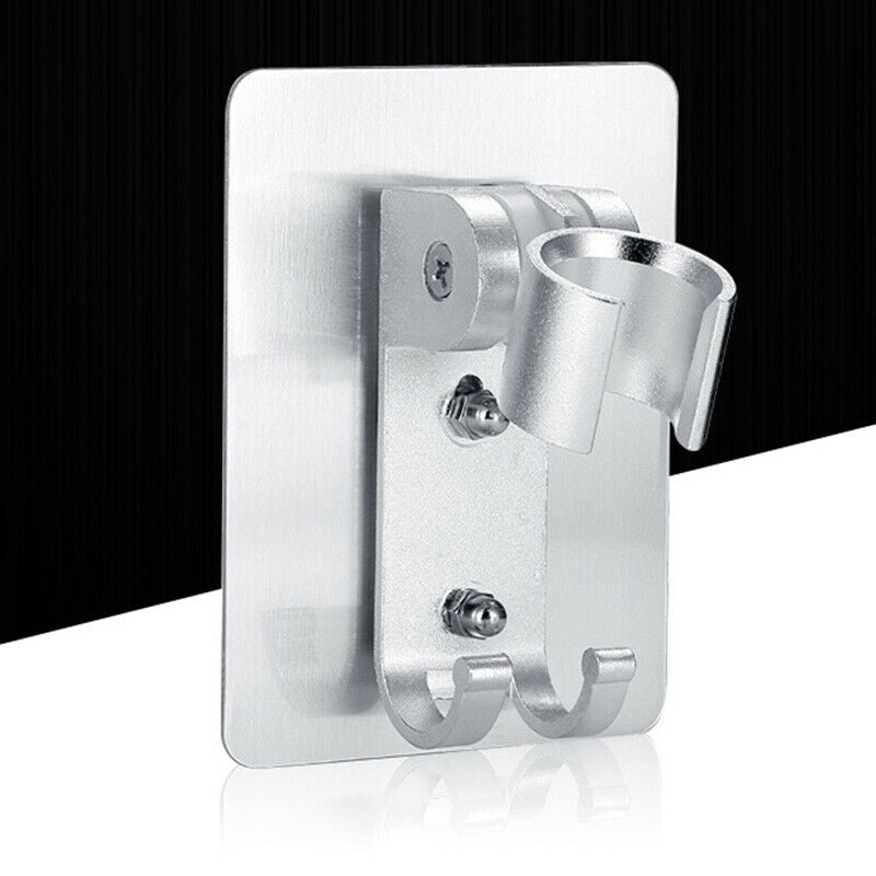Wall Mounted Shower Head Stand Bracket Holder Adjustable Bathroom Shower Head-US