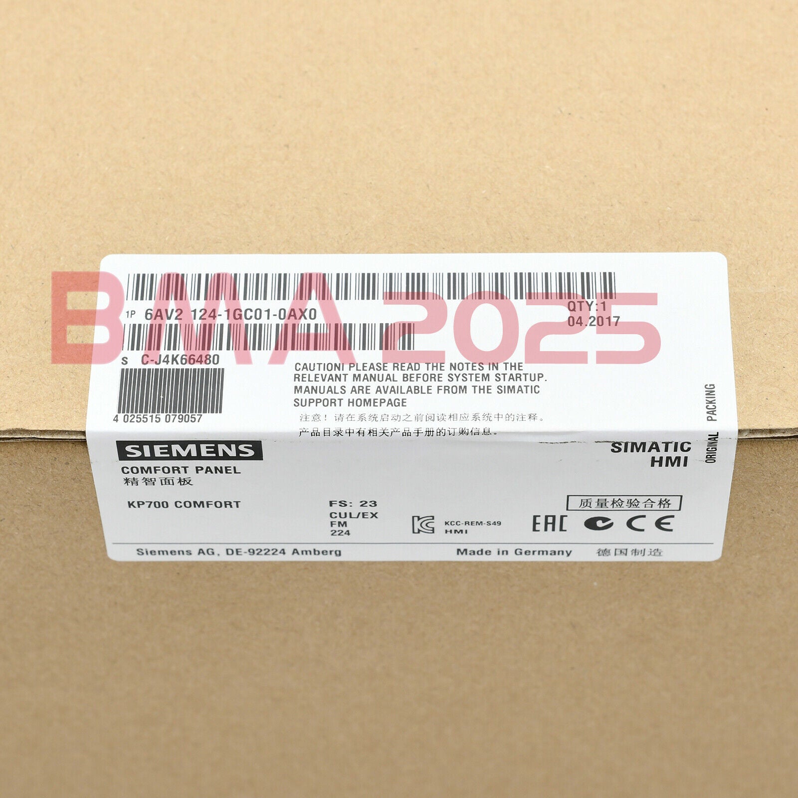 1PC New 6AV2124-1GC01-0AX0 6AV2 124-1GC01-0AX0 1year warranty DHL free ship SM9T