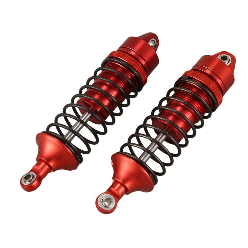 2X(2PCS Metal Front Shock Absorber for 1/10 RC TRAXXAS SLASH Climbing Car MR6Z9)