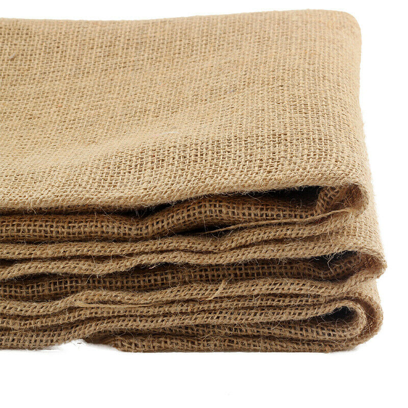 160*50cm Jute Sack Linen Fabric Cloth For DIY Handcraft Storage Bags Materials