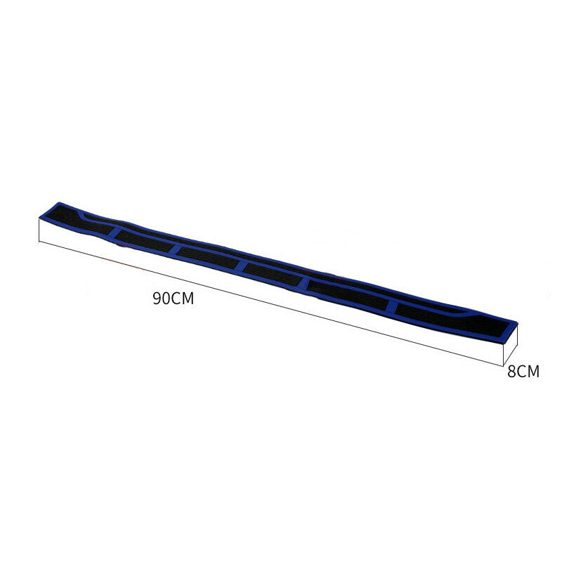 Rubber 35" Auto Rear Bumper Edge Sill Cover Scuff Plate Guard Scratch Resistant