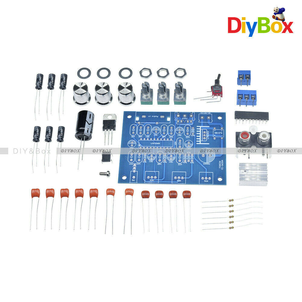 Newest LM1036N Fever Volume Control Board for DC/AC 12V Power Supply DIY Kit