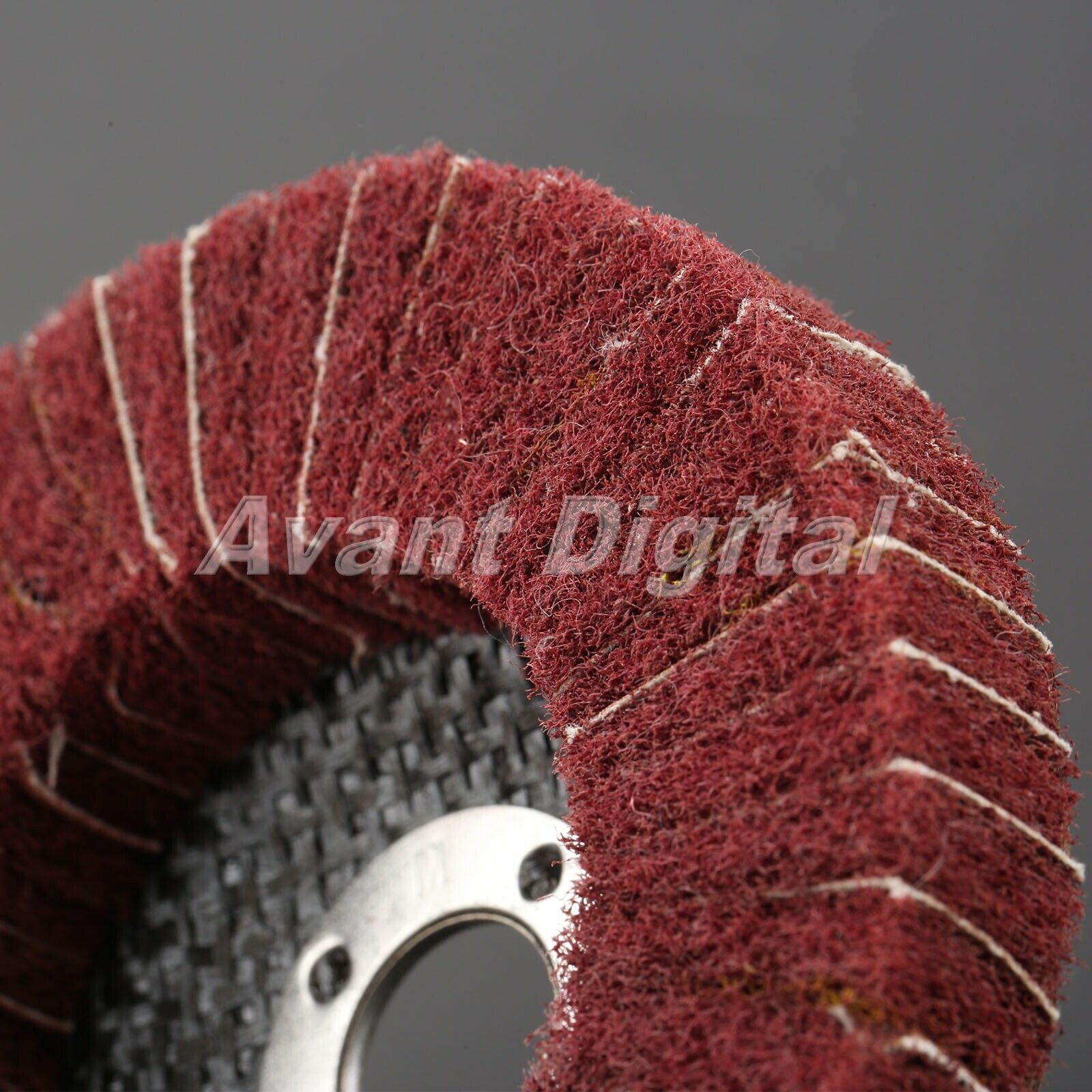 100mm Round 320# Grit Polishing Wheel Buffing Abrasive Grinder Rotary Tool Red