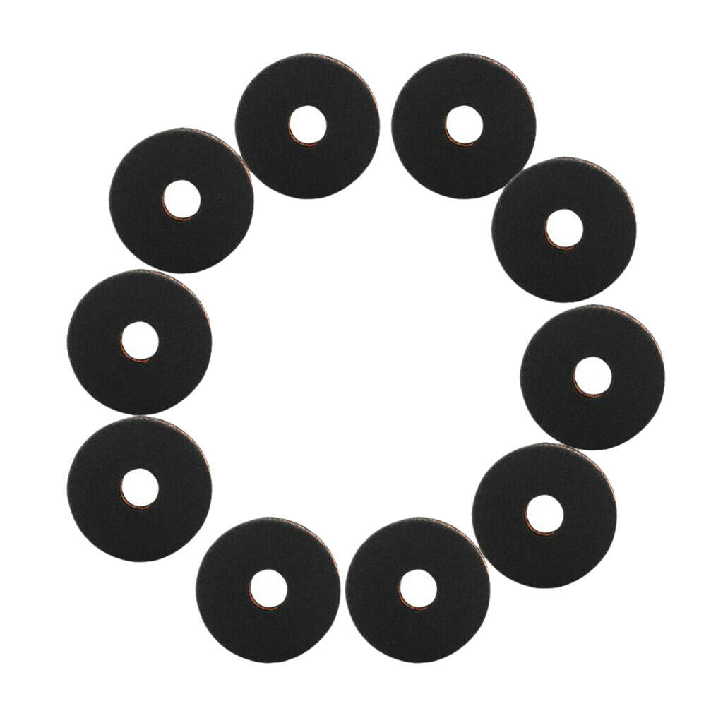 10x Black Cymbal Felt Washers Kit Cymbal Stand Percussion Drum Accessories