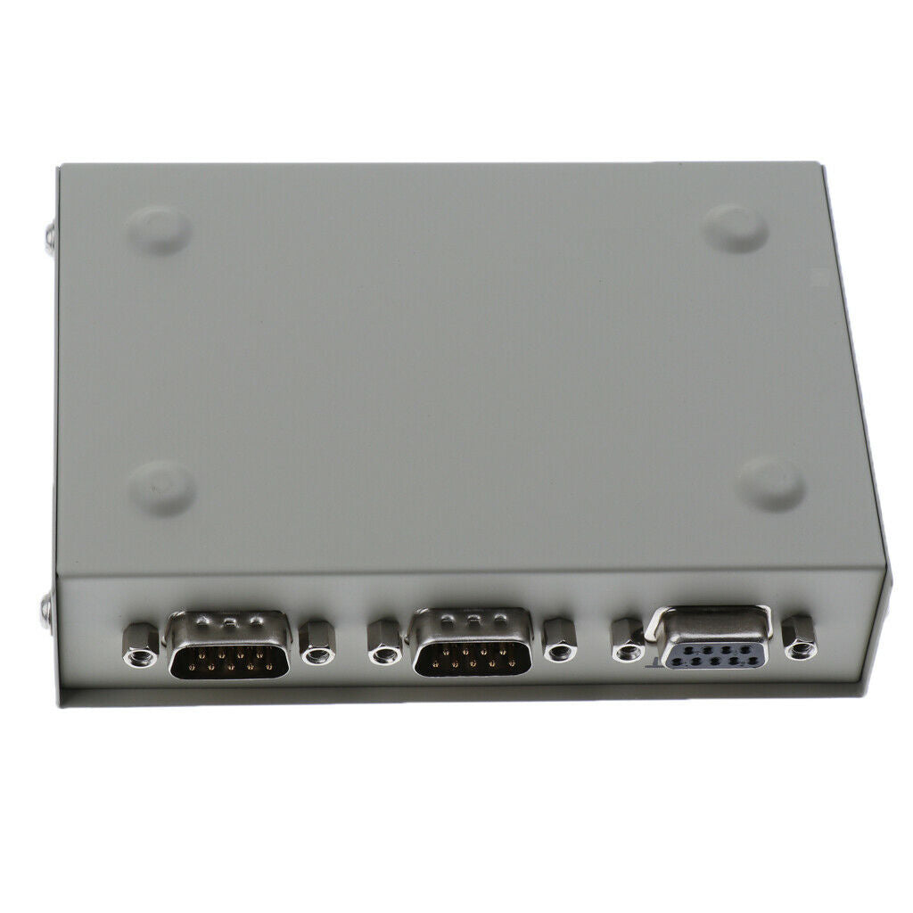 2Ports Manual Parallel DB9 Serial RS 232 Data Exchange Switch 2 in 1