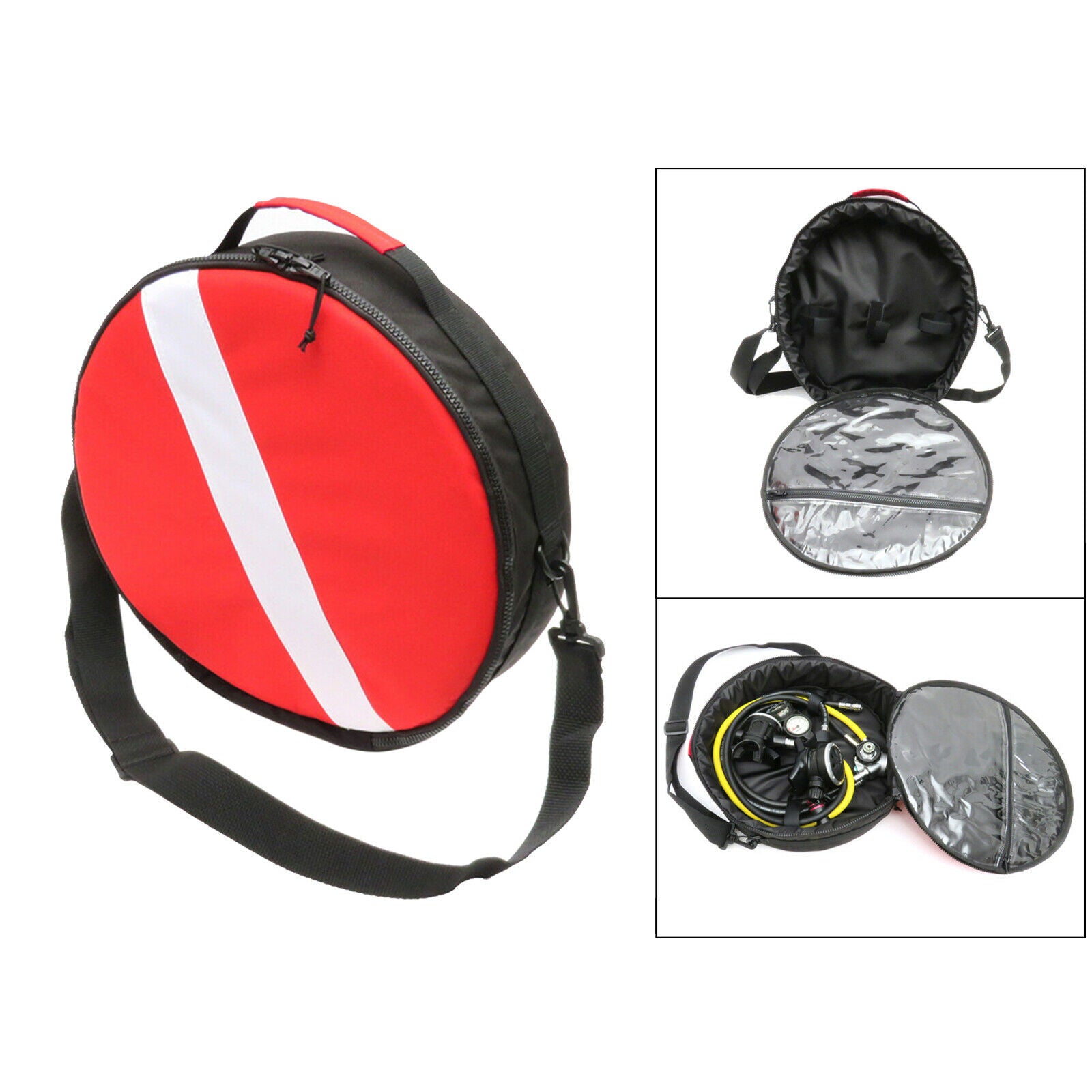 Professional Scuba Diving Regulator Gear Bag Padded Snorkeling Dive Flag Bag