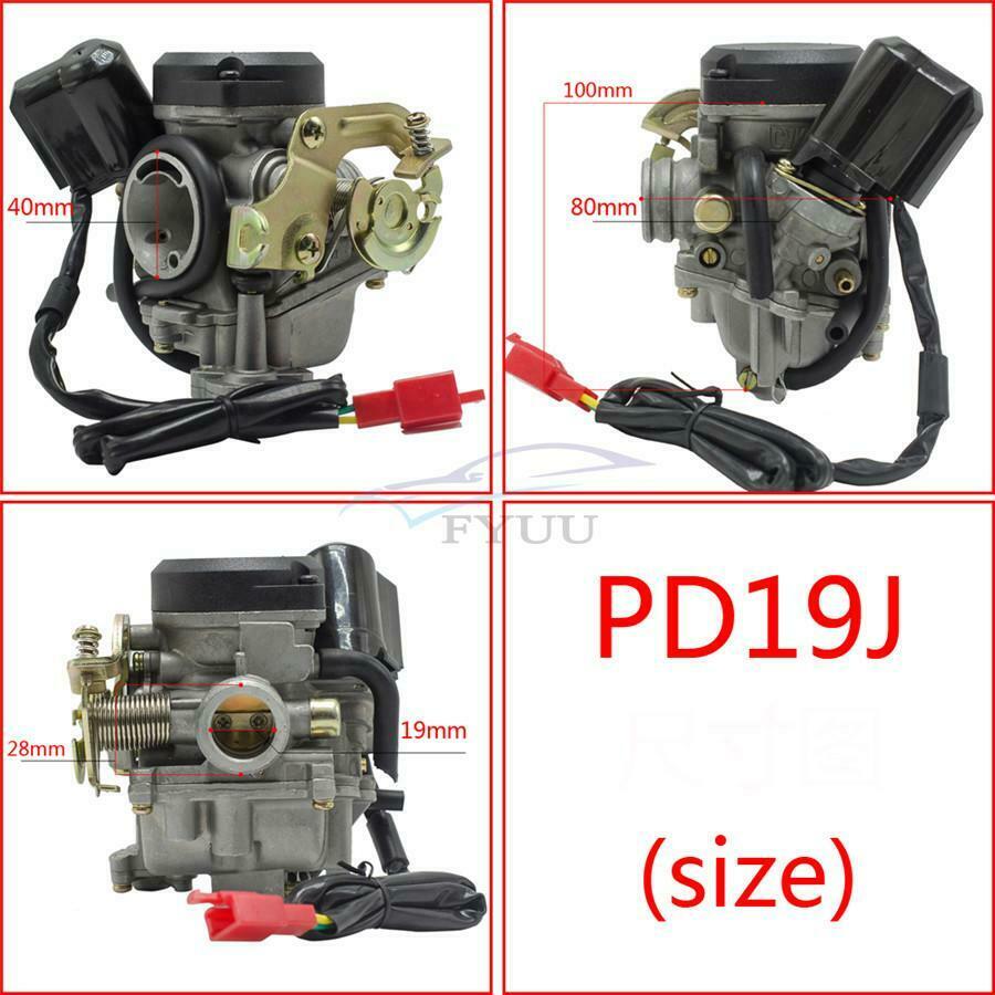 18MM Carburetor For GY6 50CC 100CC Keihin CVK PD18J 139QMB 139QMA Scooter Jonway