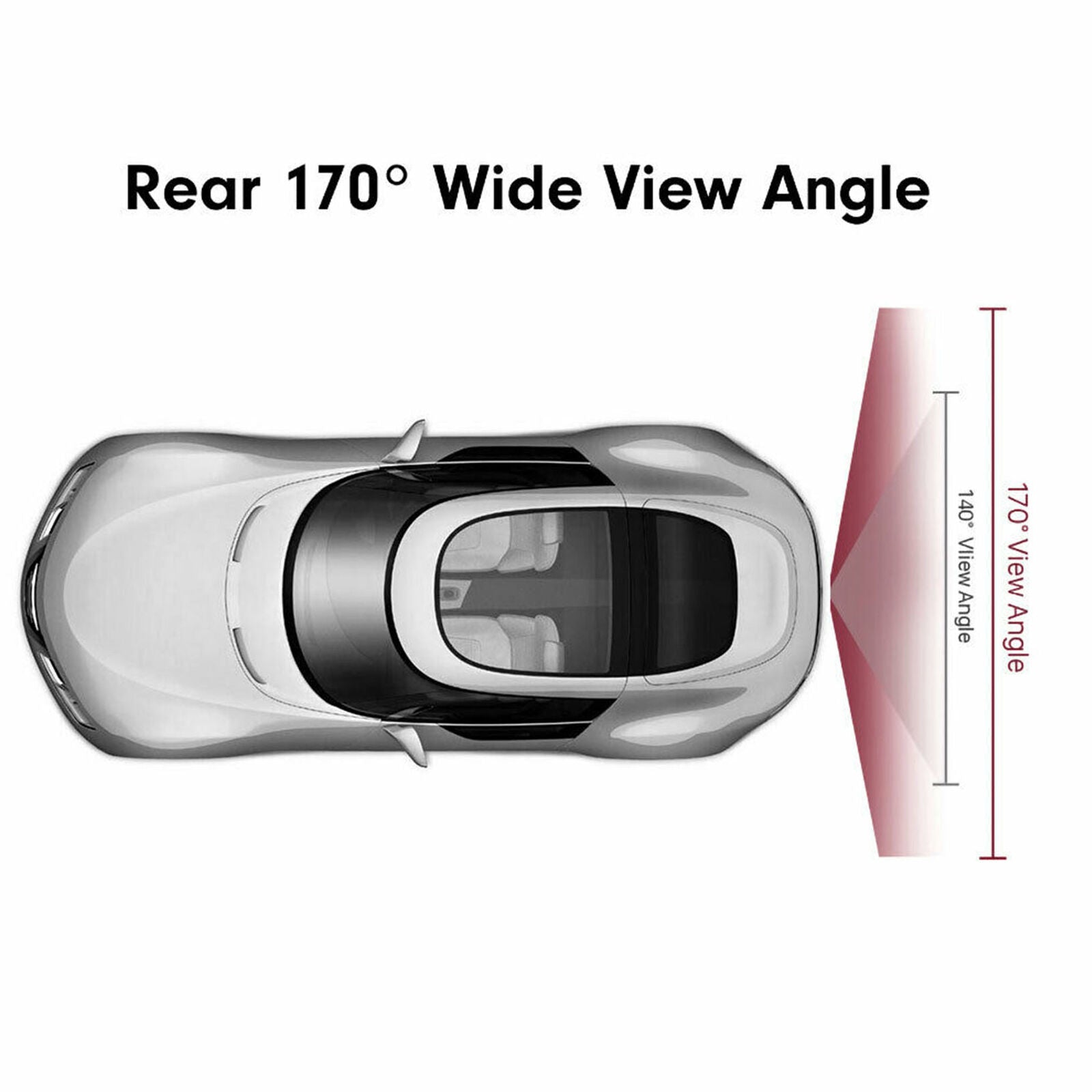 360° HD CCD Waterproof Car Rear View Reverse Backup Parking Camera Night Vision