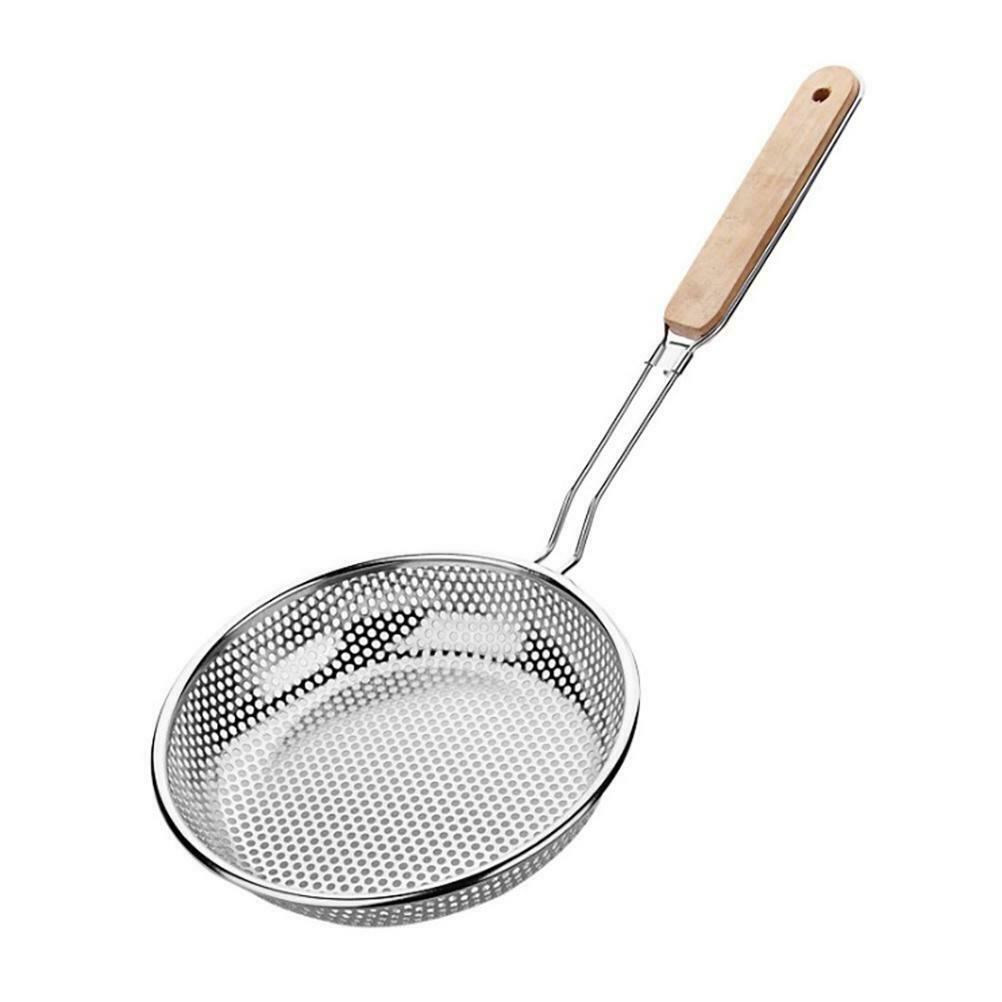 Kitchen Strainer Stainless Steel with Non-slip Handle for Kitchen Accessories
