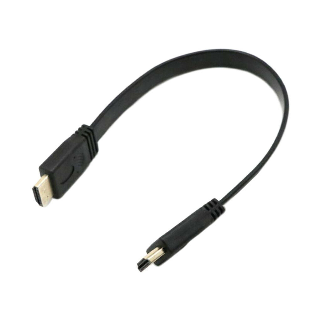 4pcs 0.5m HDMI Male to Male Cable Adapter 1080P for PS4 for XBOX / DVD Black