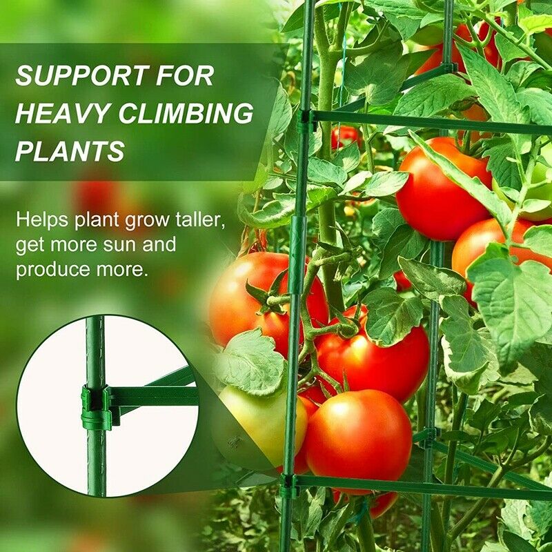 Garden Stakes Plant Support Plastic Coated Steel Plant Stake 15.7 Inch PlantU6Z1