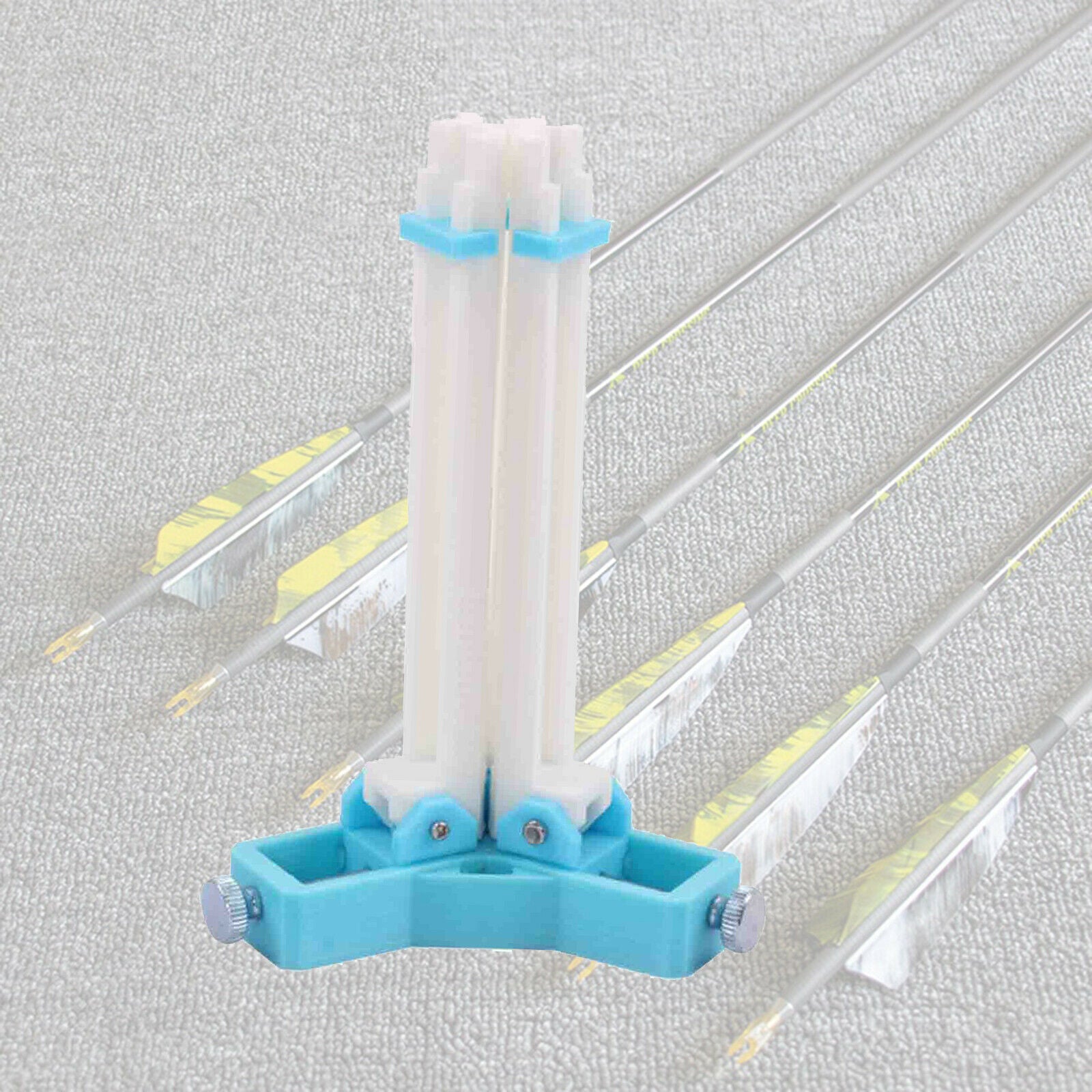 Archery Fletching Jig Vanes Stick DIY Feather Arrow Shaft Adjustable Tools