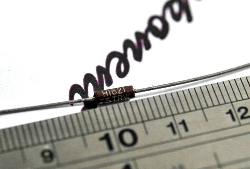 10pcs - TRW RNC55H 1.62K (1K62) 1621FS Metal Film MIL Resistor - NOS