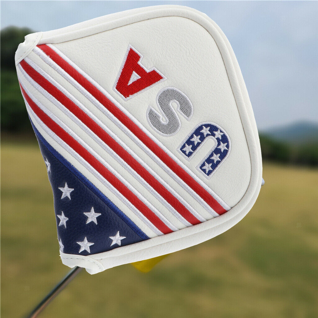 Golf Mallet Headcover Head Cover Mallet Putter Club Cover Protector 14x13cm