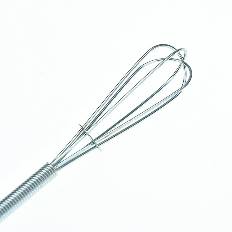 stainless steel hairdressing tool tint color dye whisk balloon whip mixer.l8