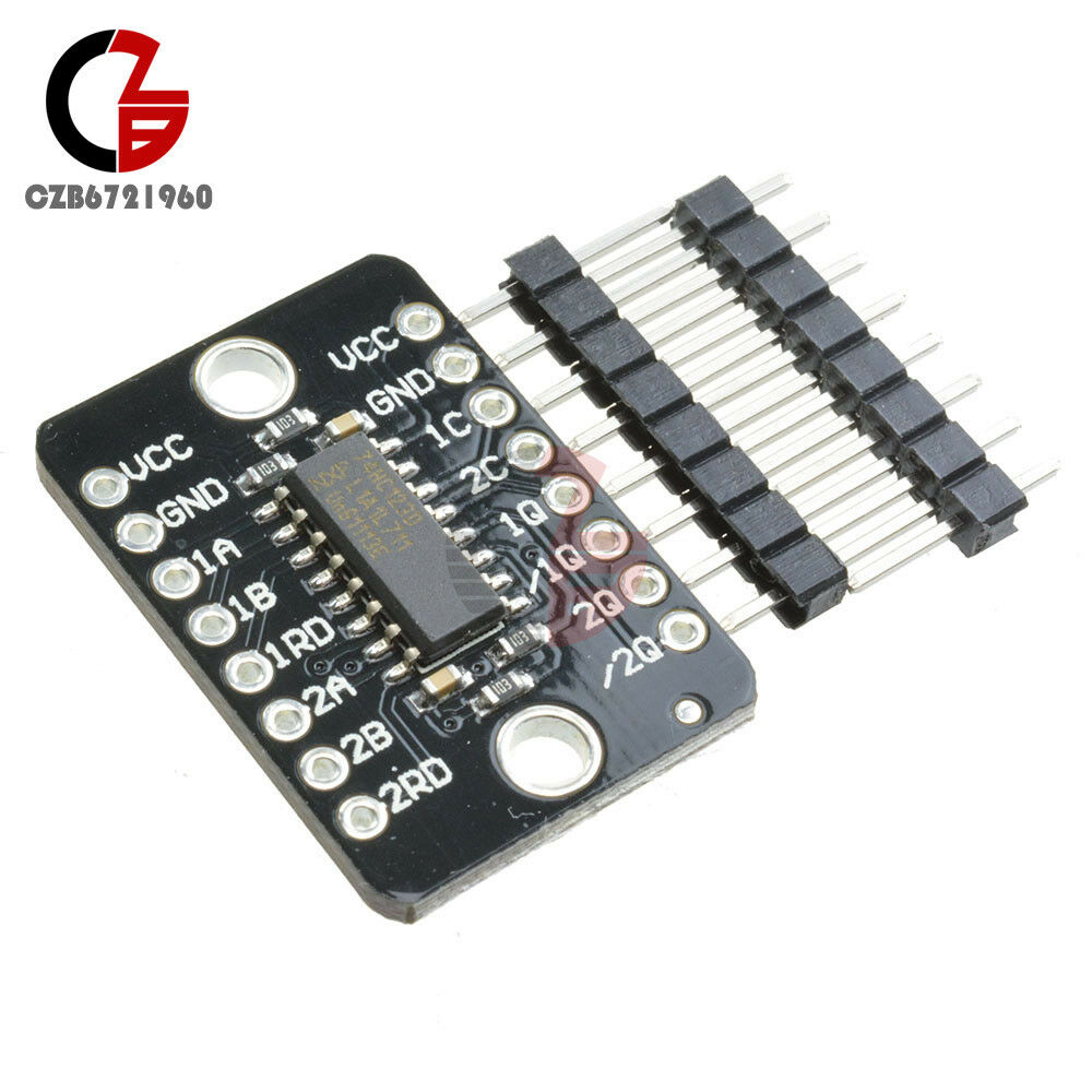 74HC123D Dual Retriggerable Monostable Trigger Multivibrator With Reset Module