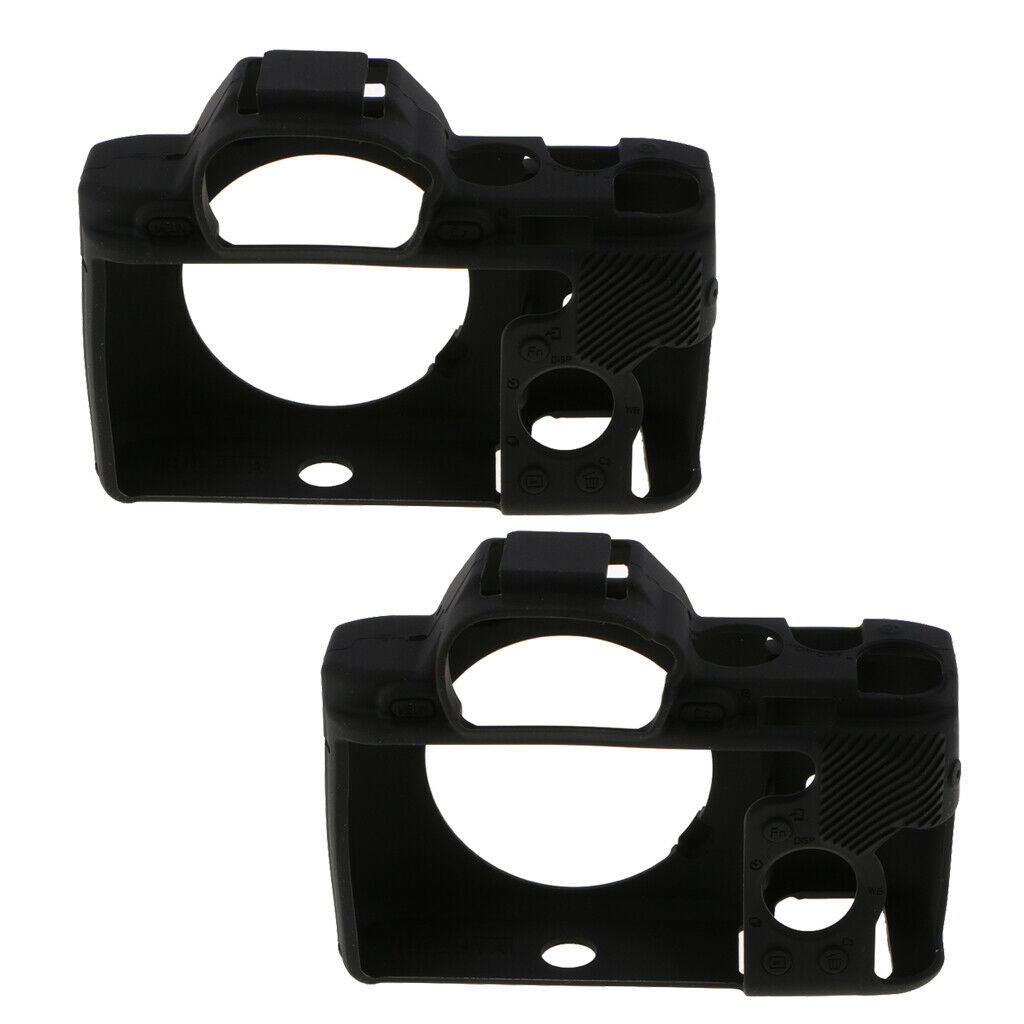 2 Pack Dustproof Silicone Skin Case Housing Shell for Sony A7S A7 A7R Mirrorless