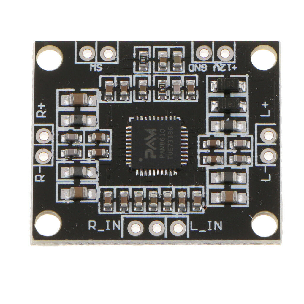 1x PAM8610 2x15W Digital Dual Channel Stereo Power Amplifier Board DC 12V