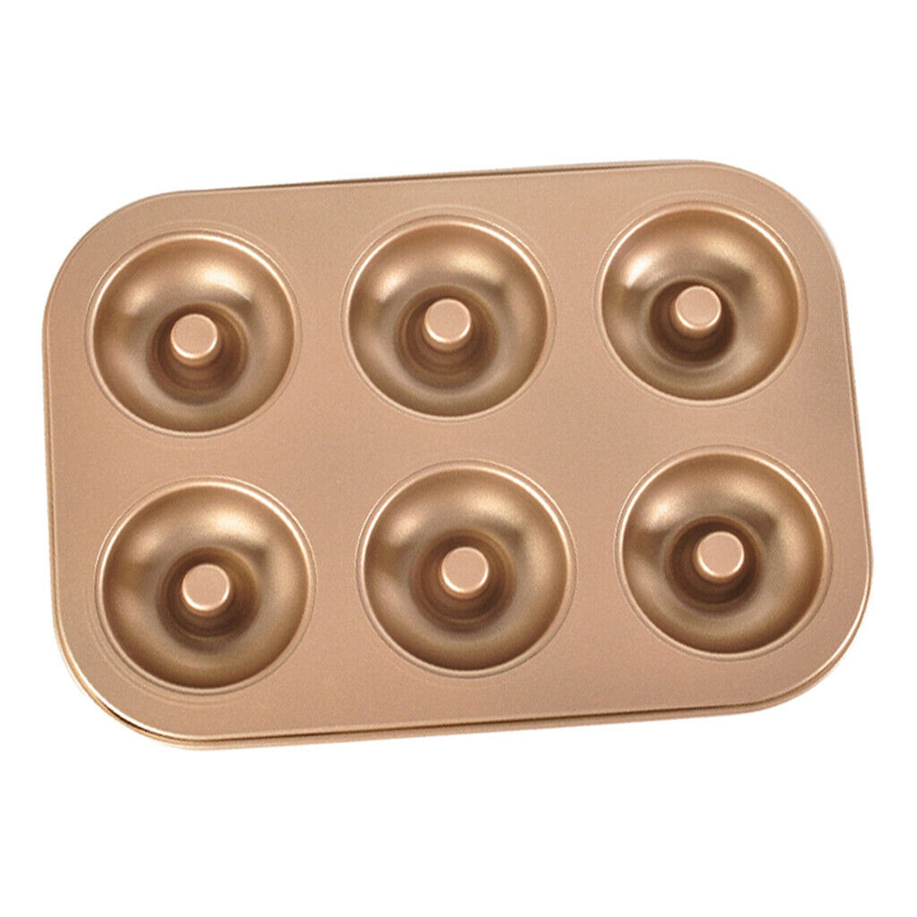 6-Cup Doughnut Making Mold Donut Mould Cake Pan Chocolate DIY Baking Tool