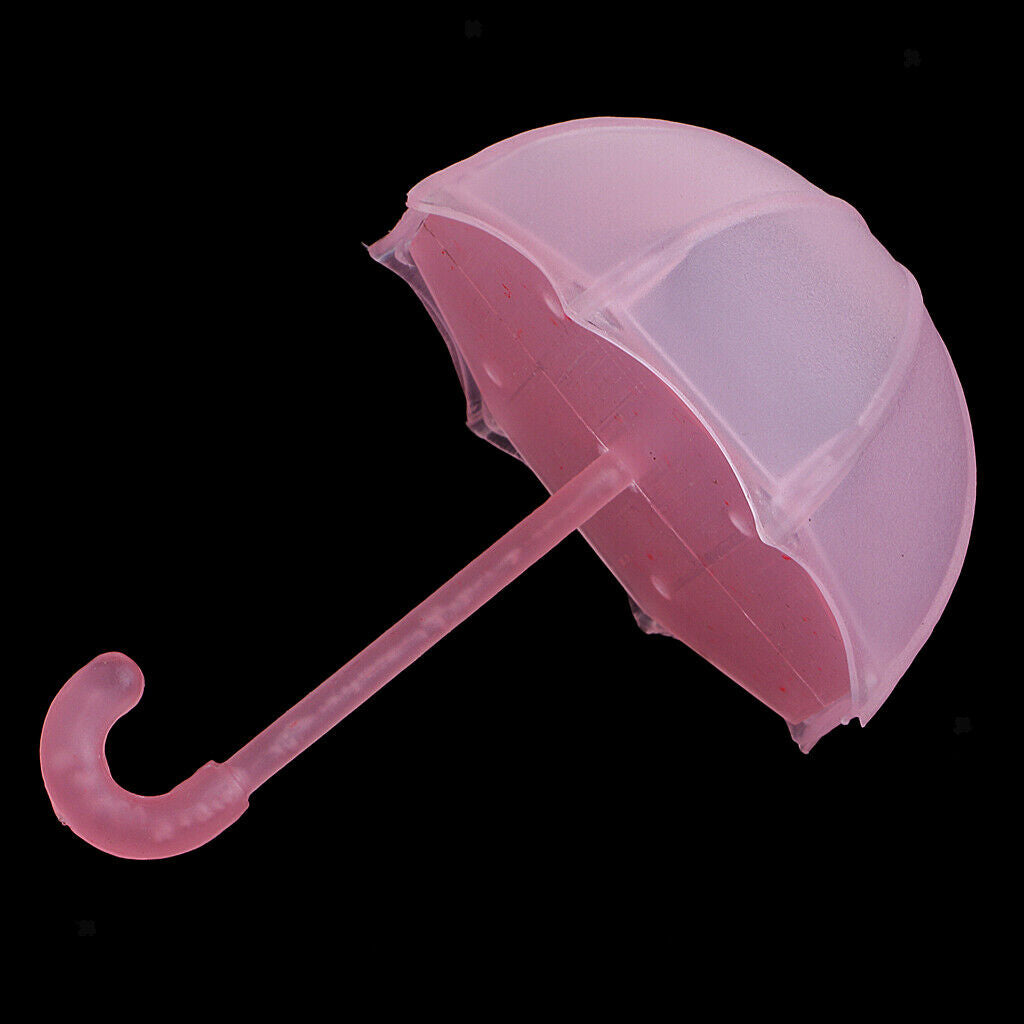 24 Pieces White + Pink Umbrella Shaped Lollipop Pocket Wrap Kit for Wedding