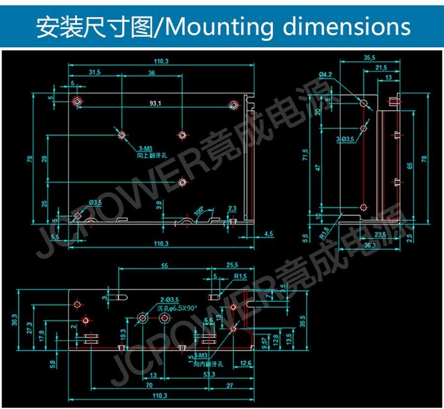 12V 3.2A 40W DC Regulated Switching Power Supply PSU LED Strip CCTV Monitor