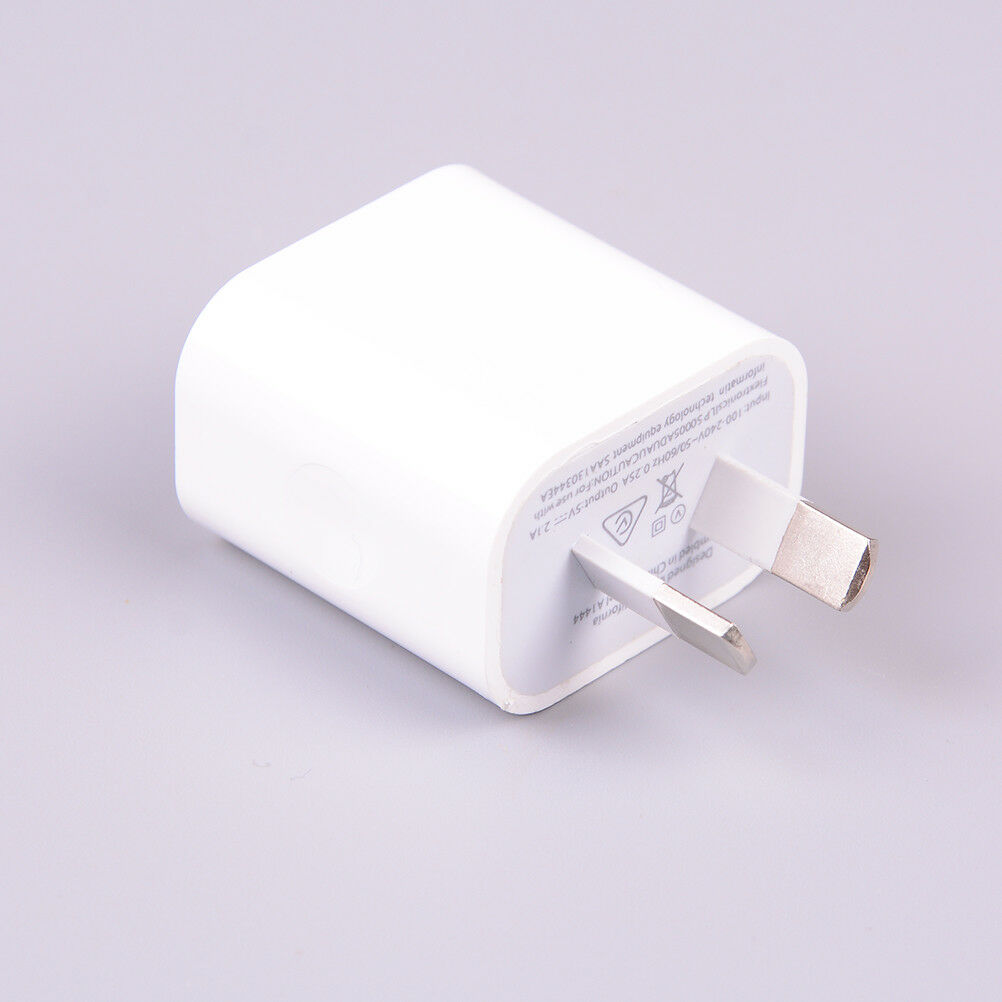 Universal travel 5V 2A dual USB AC wall home charger power adapter AU plug JO Fx