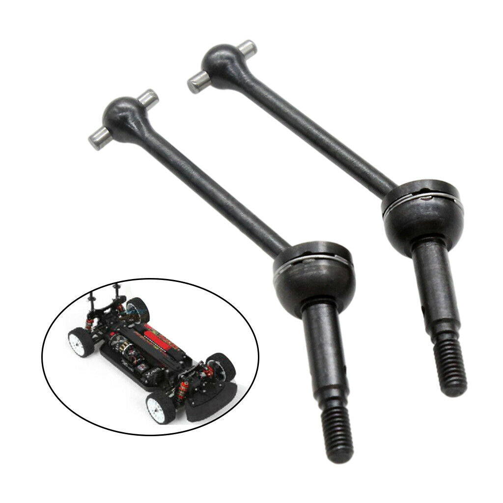 2x Metal RC Car Universal Driveshafts Set for PTG-2 1:10 Scale RC Racing Car