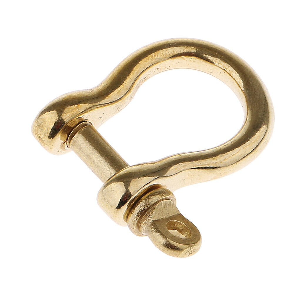 2 Pieces O Shape Shackle Camping Brass Sports Accessory