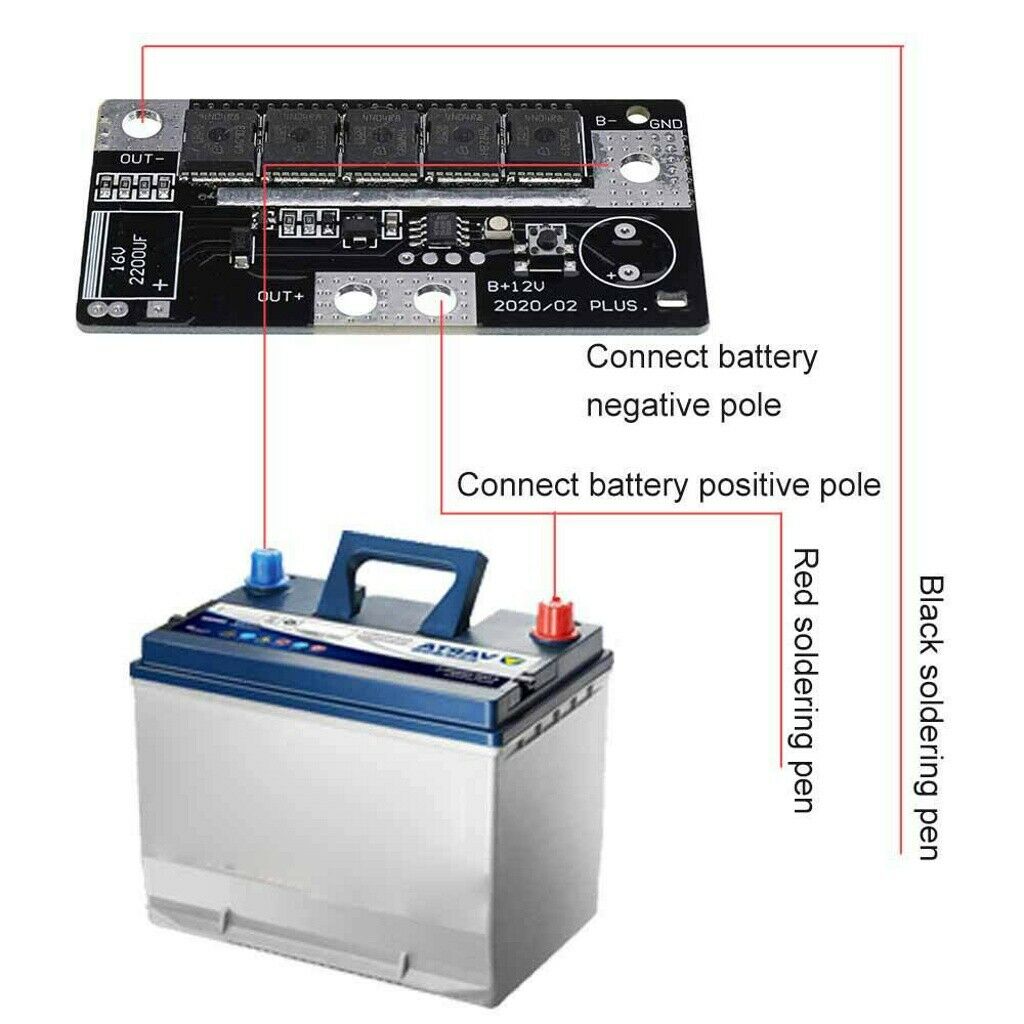 12V Spot Welder Set Portable Welding DIY PCB Circuit Board for 18650 26650 32650