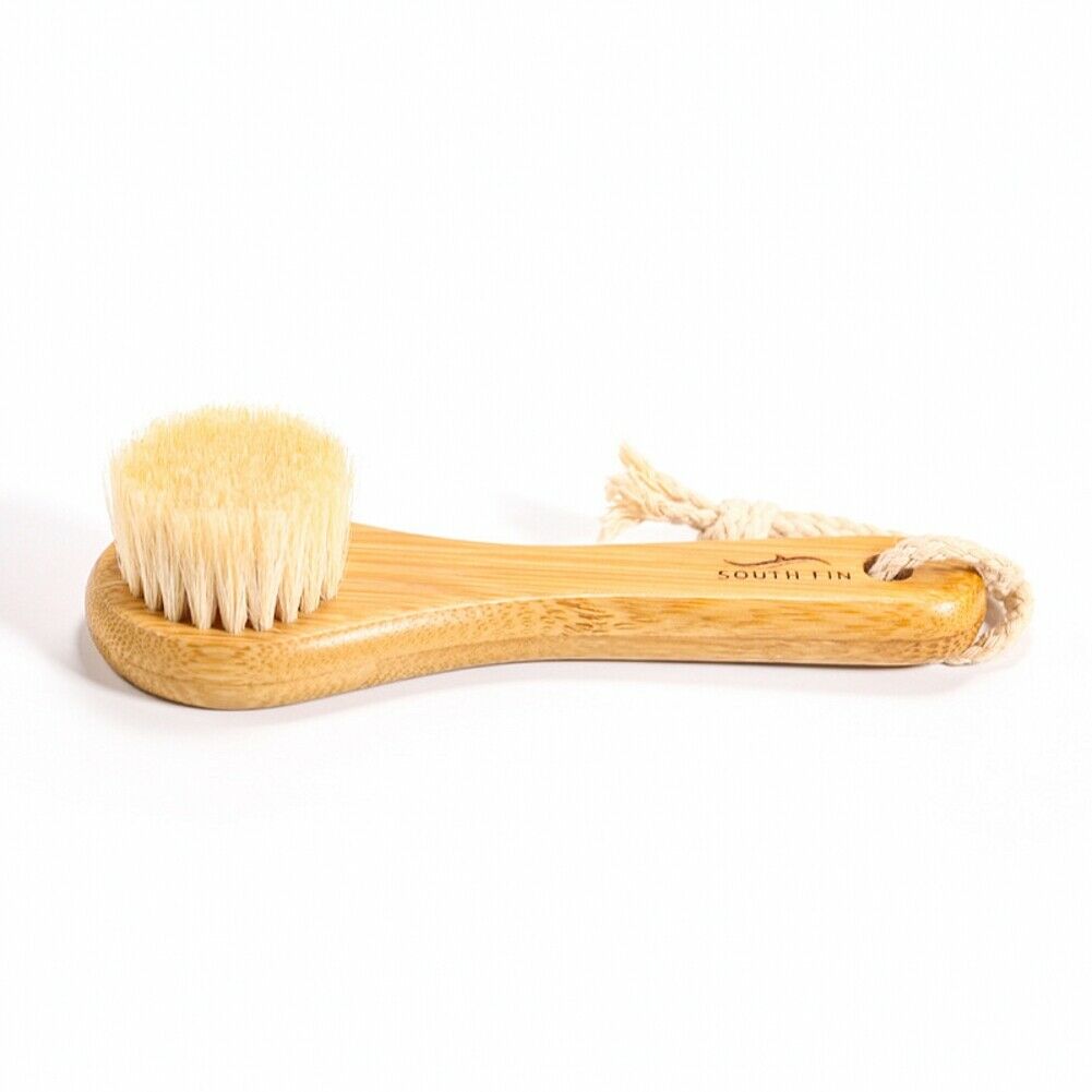 Bamboo Handle Wash Cleansing Brushes Dry Face Clean Brush For Facial Exfoliation