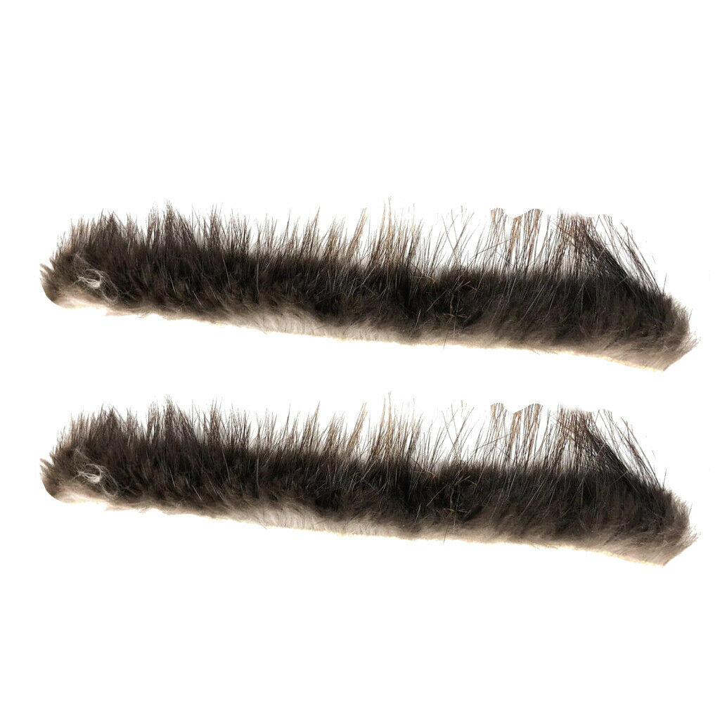 Pack of 2 Artificial Beaver Hair Bow String Bowstring Silencer Shock Absorber -