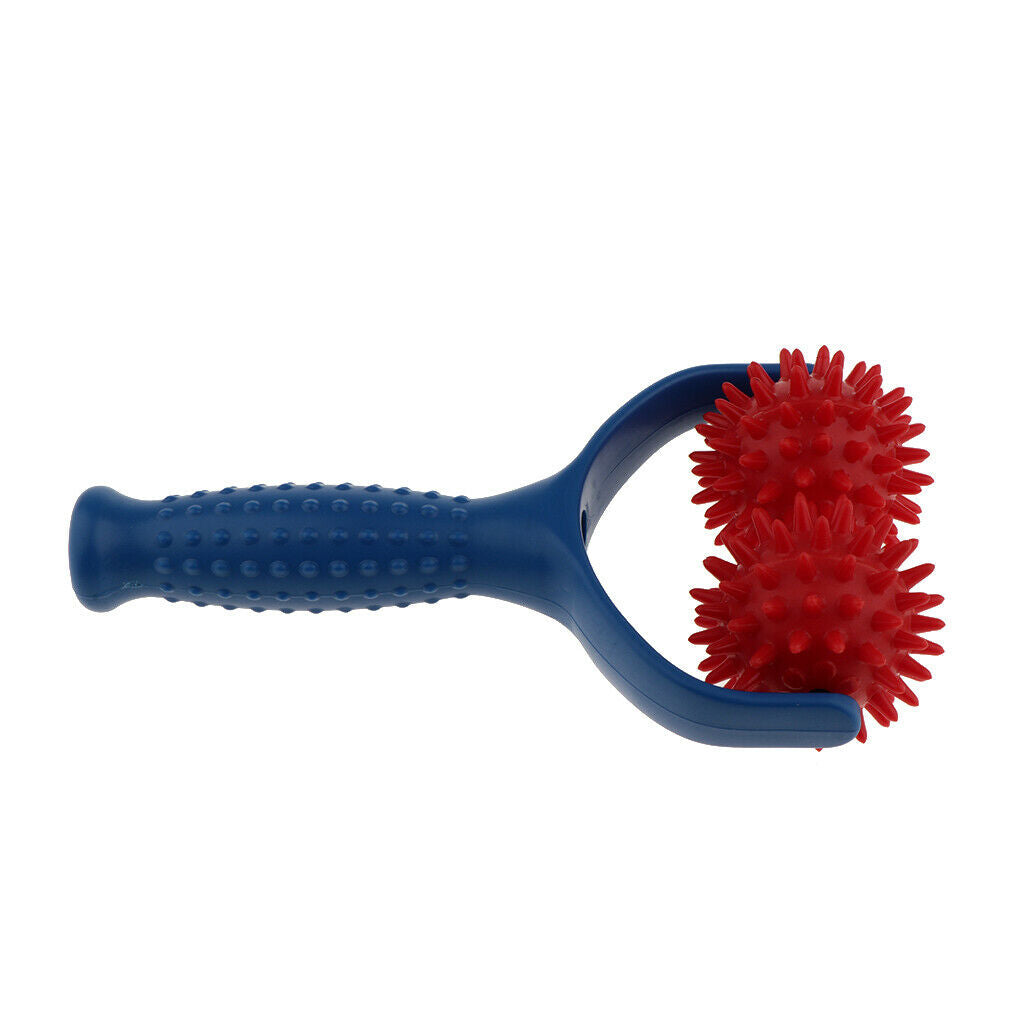 2x Travel Plastic Spiky Massage Ball Shoulder Muscle Massager Tools for Pain