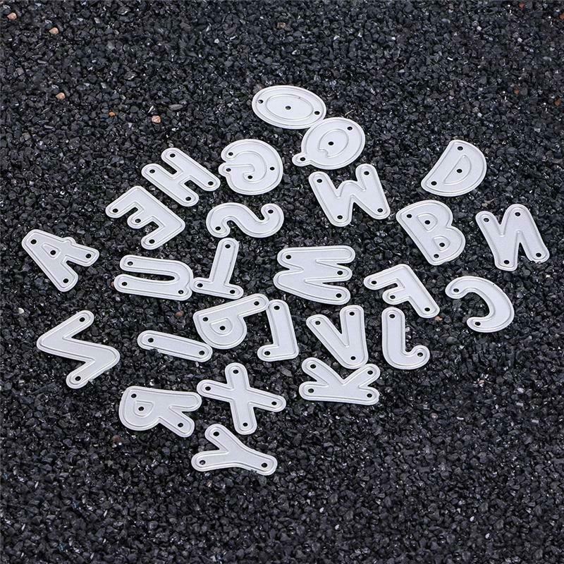 Alphabet Cutting Dies Stencils DIY Scrapbook Album Paper Card Embossing Craft