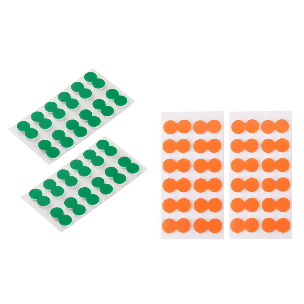 48 Orange+Green Pinch On Strike Indicators Stick on Float Fly Fishing Accessory