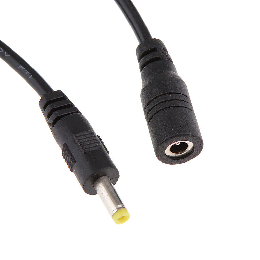 2x DC Power 4.0x1.7mm   Female To Male Plug Connector