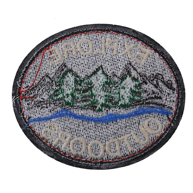 5pcs Embroidery Sew Iron On Patch Explore Badge Clothes Applique Bag Fabric