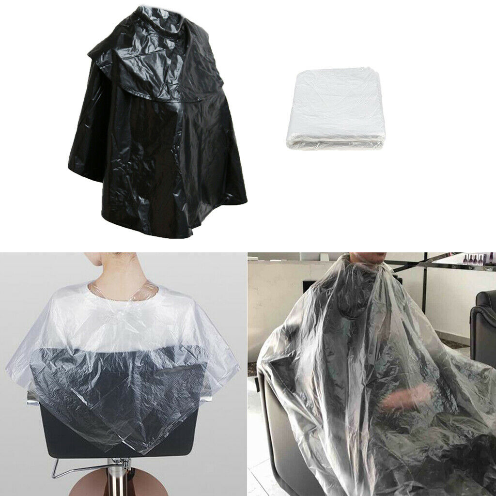 Waterproof Disposable Hair Cutting Cape Salon Gown Salon Capes Cloth Apron