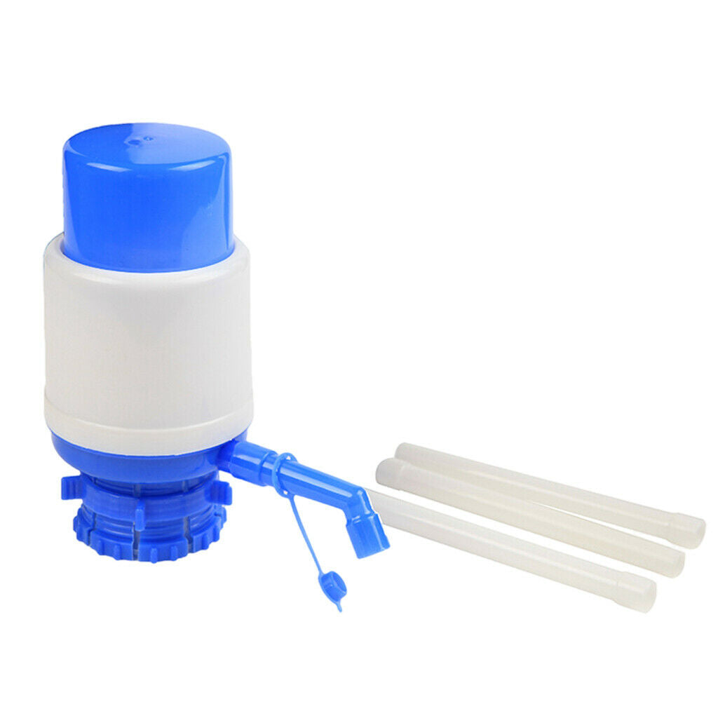 Portable Water Bottle Pump Fountain Press Pump Dispenser with Inlet Hose