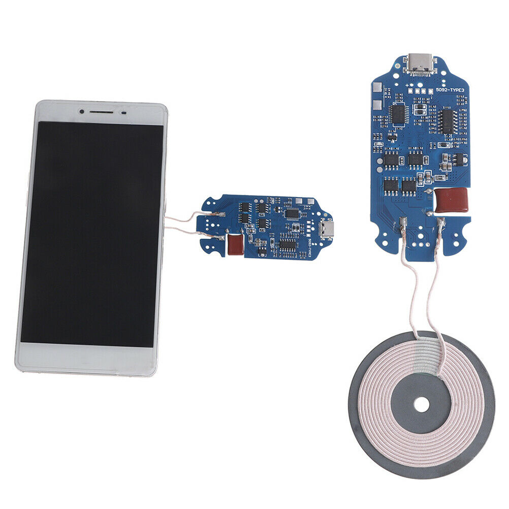 10W QI fast wireless charger transmitter module PCBA circuit board with coilBDA
