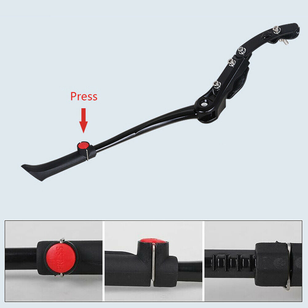 Adjustable Mountain Bike Bicycle Aluminum Alloy Kickstand Cycling Equipment @