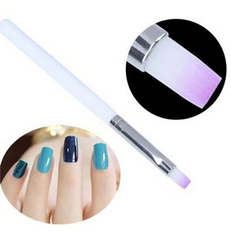 2X Acrylic UV Gel Nail Art Design Pen Polish Painting Brush Manicure Tools y Kt