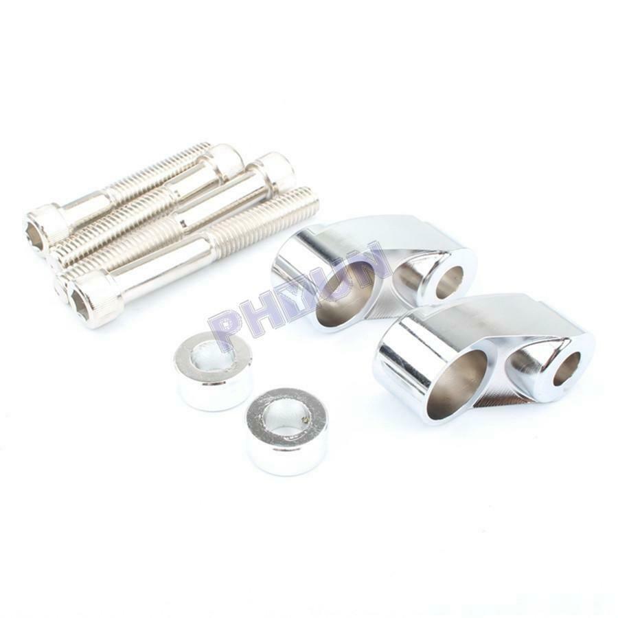 For Sportster FXR FXD Dyna XL 39 & 49mm Tubes Turn Signal Relocation Kit 1 Pair